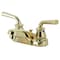 Kingston Brass 4" Centerset Bathroom Faucet with Brass Pop-Up, Polished Brass KB252RXLB - alternate 1